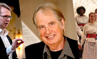 Jakob Grubbström, Carl-Axel Dominique och Adolf Fredriks flickkör