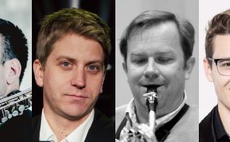 Medlemmarna i saxofonkvartetten 4Saxess