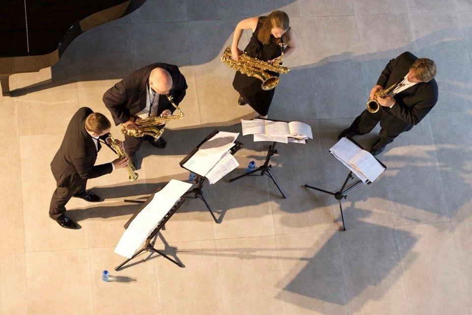 Stockholms Saxofonkvartett, foto Pierre-Henri Wicomb