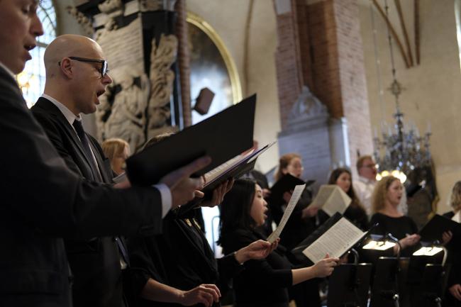  Stockholms domkyrkokör. Foto: Louise Linde
