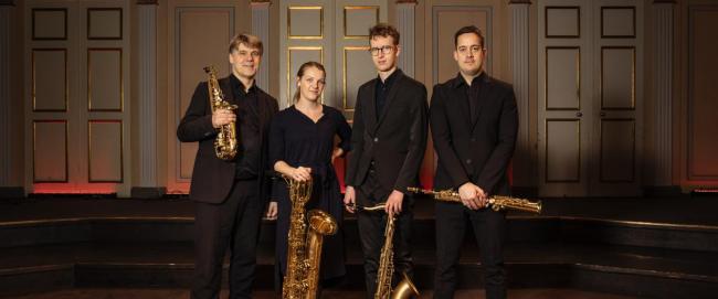 Stockholms Saxofonkvartett, foto: Emma-Sofia Olsson