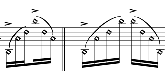 Flageolettarpeggion ur Tidslinje