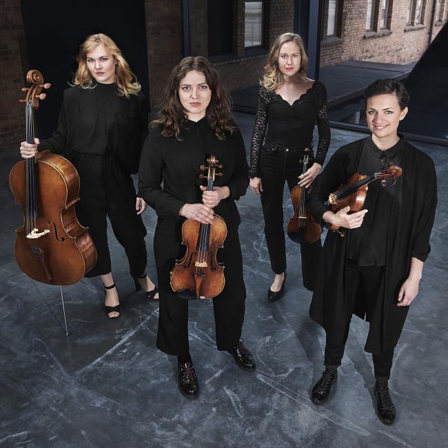 Malvakvartetten, foto Elias Gammelgård